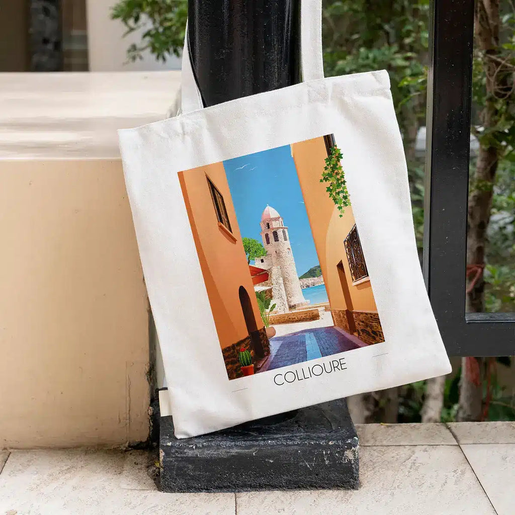 Tote Bag Collioure Clocher