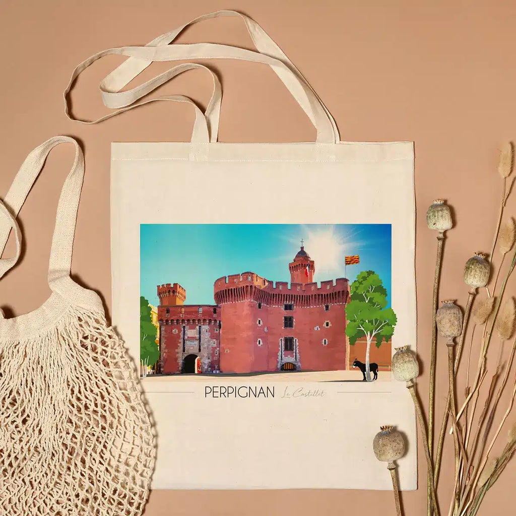 Tote Bag Perpignan Castillet