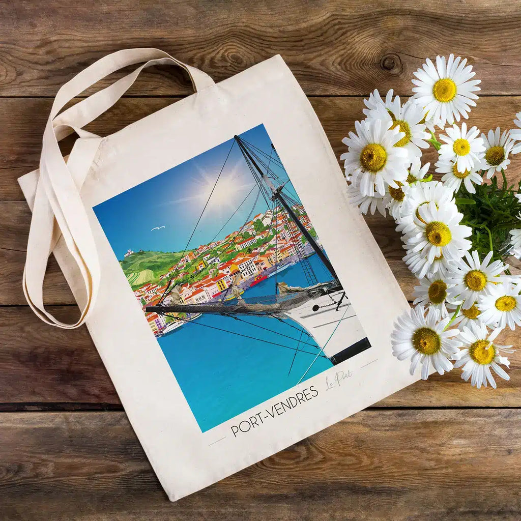Tote Bag Port Vendres Port