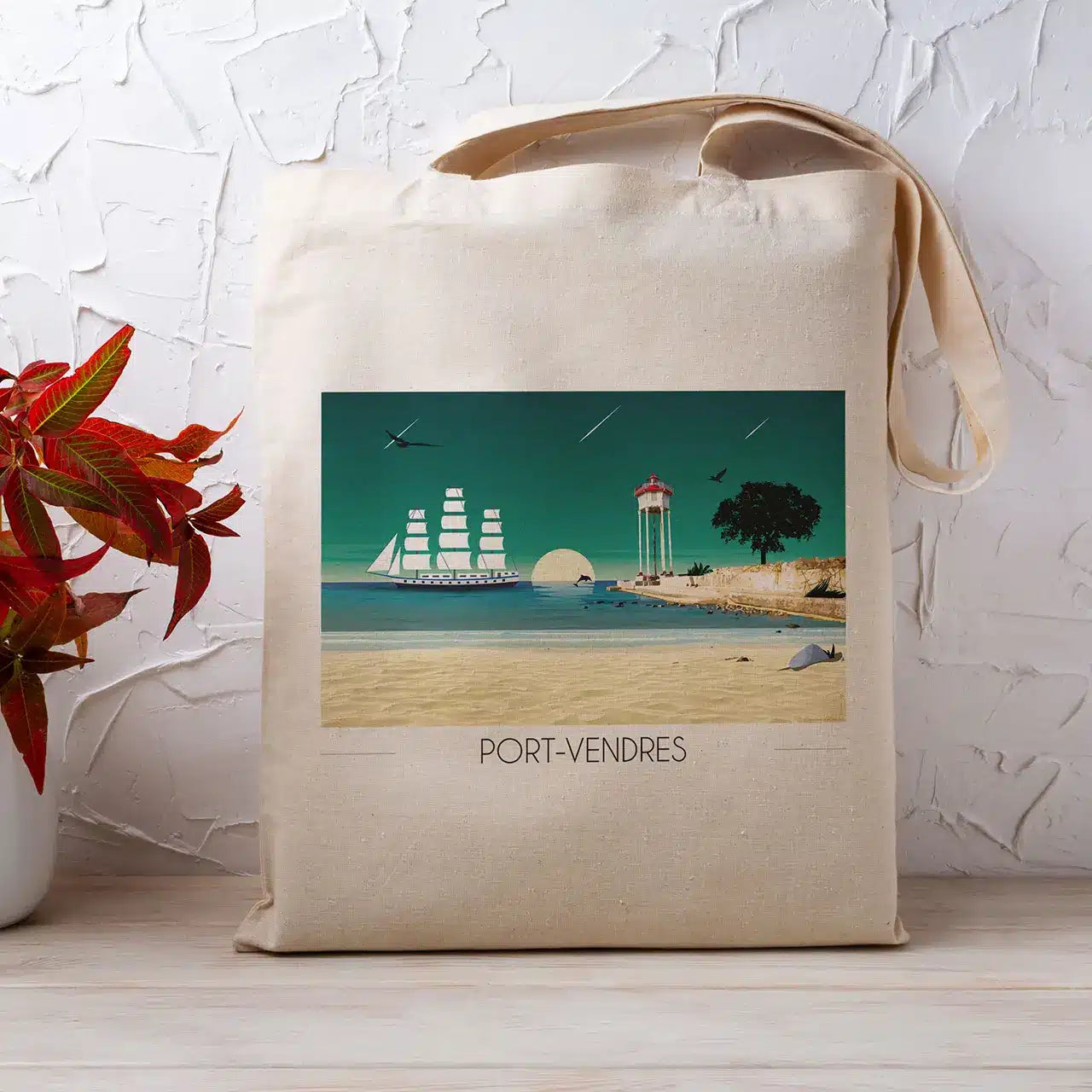 Tote Bag Port Vendres Voilier