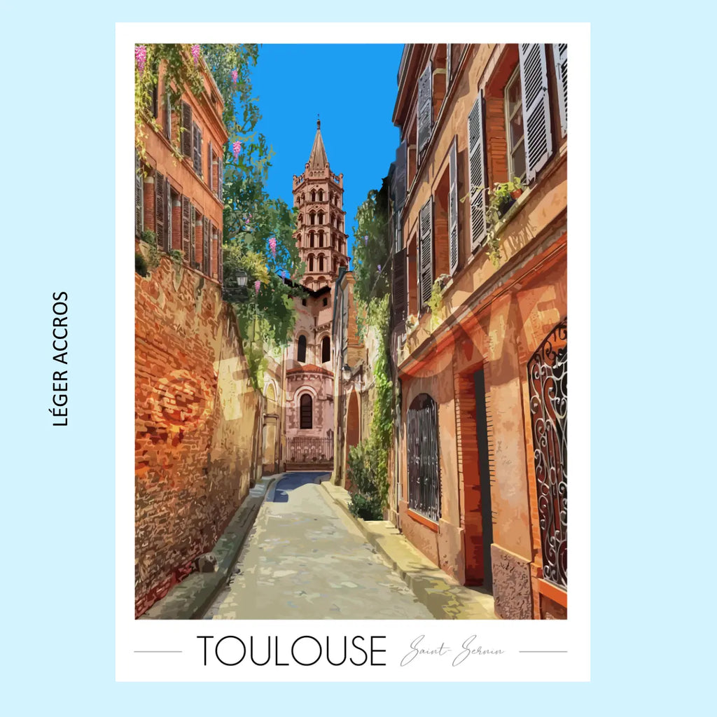 Affiche de Toulouse | Imparfaite 30x42 cm