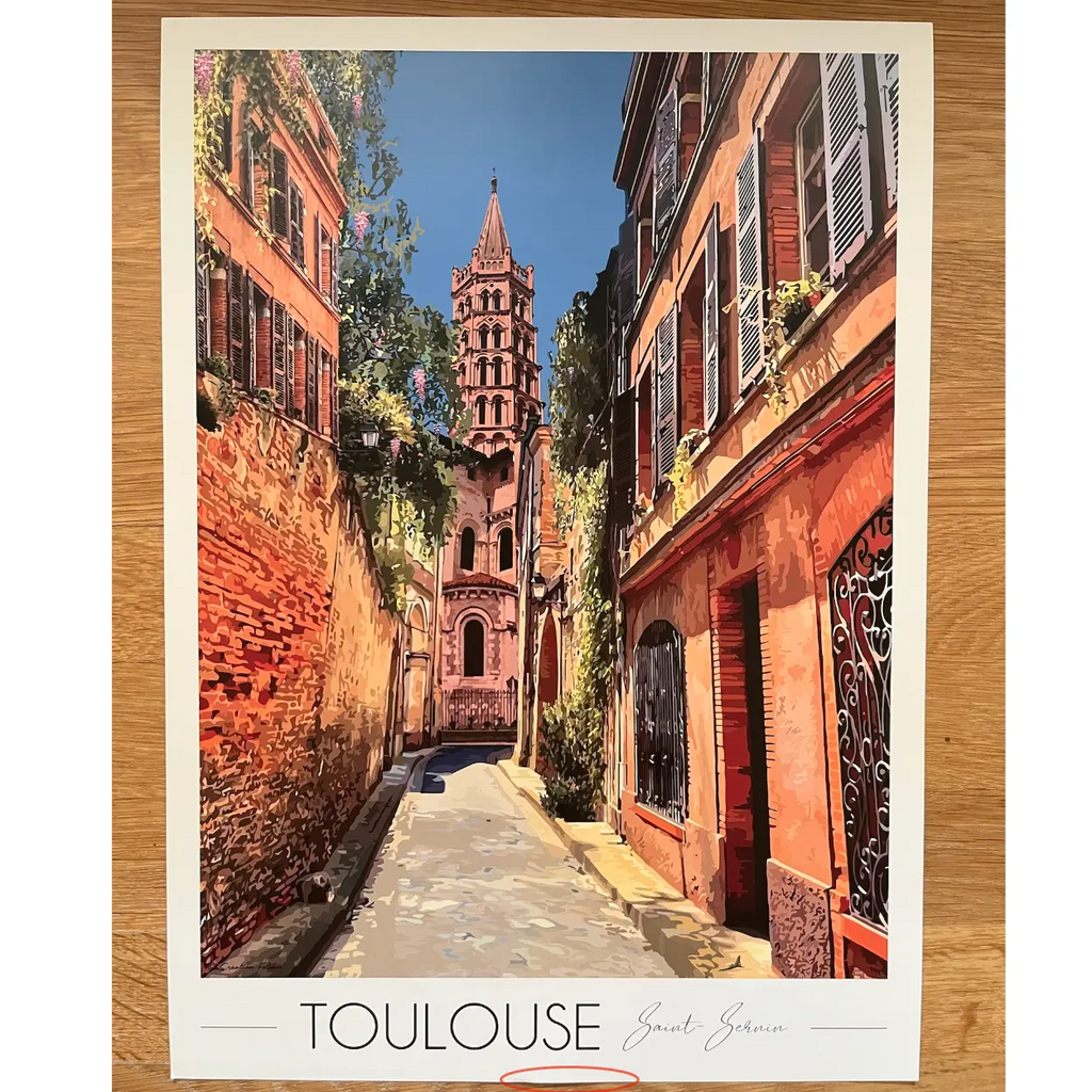 Affiche de Toulouse | Imparfaite 30x42 cm