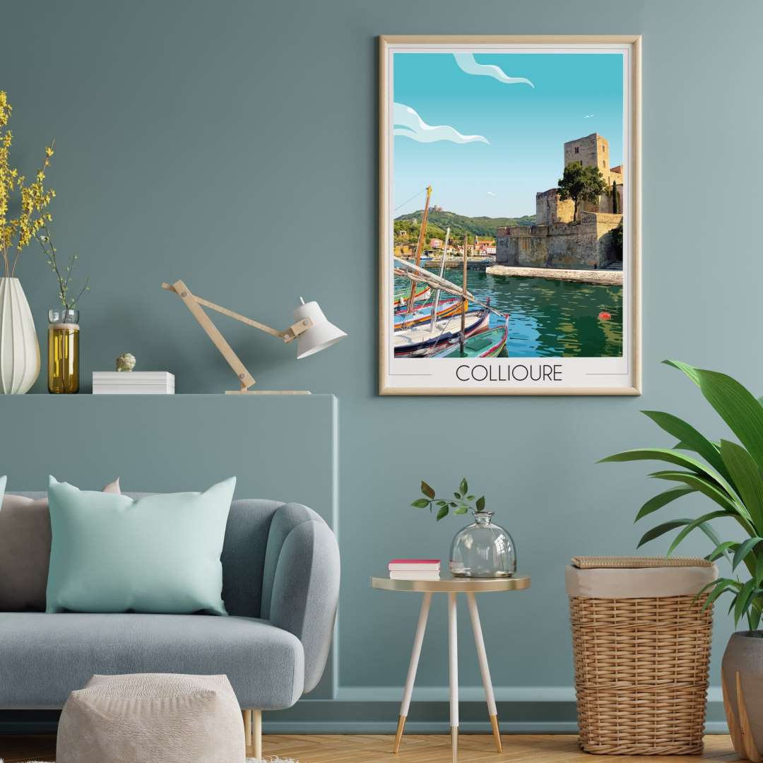 Affiche Collioure Château Royal