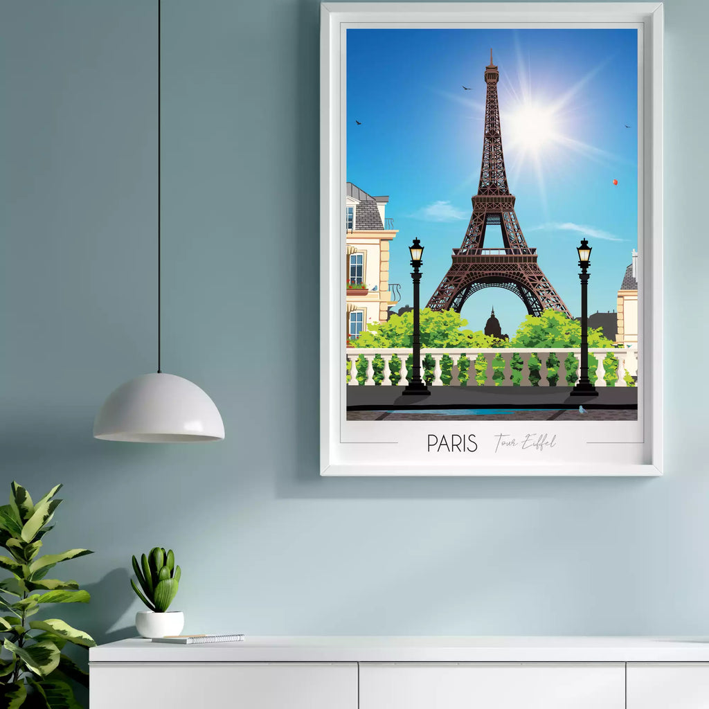 Affiche Paris Tour Eiffel