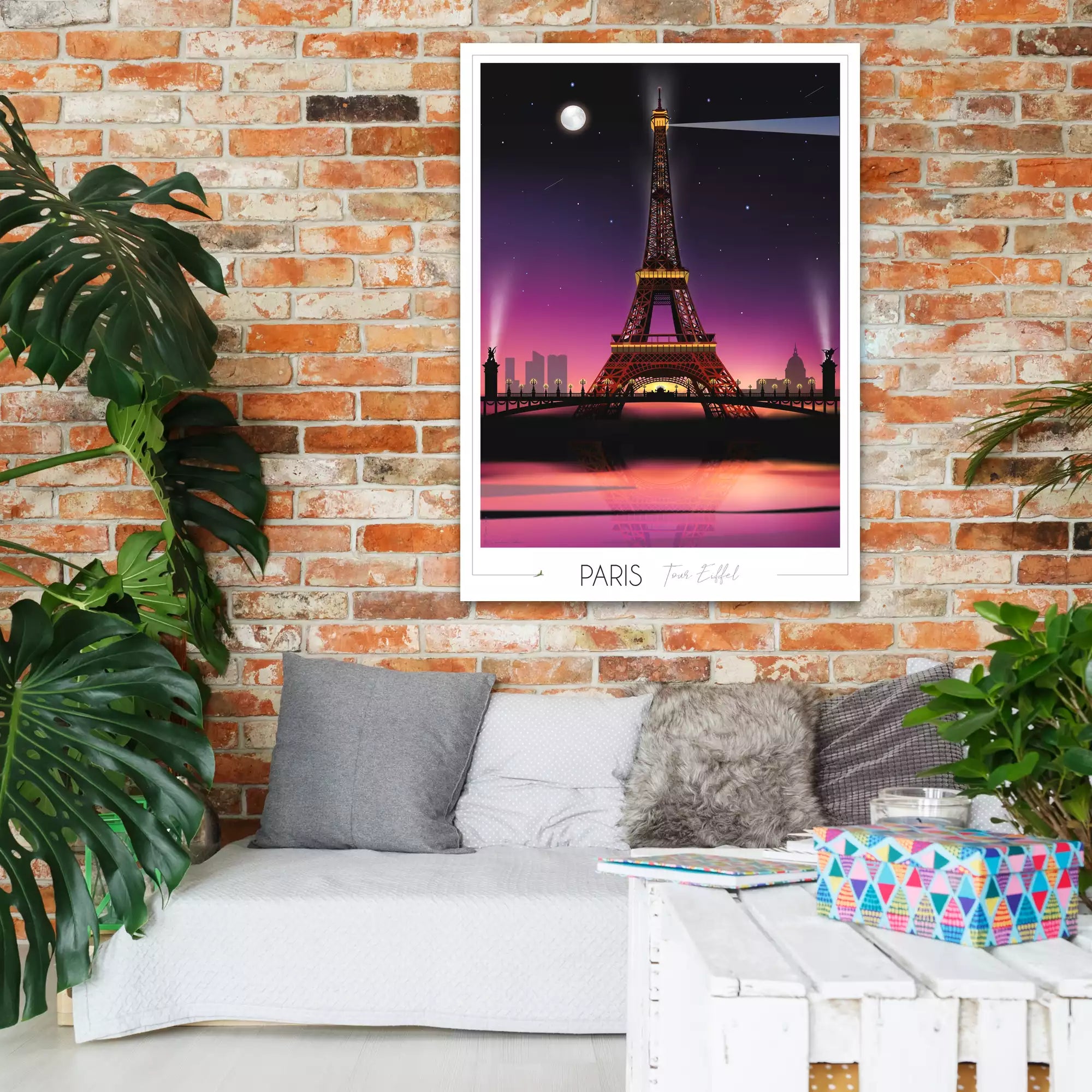 Affiche Paris Tour Eiffel