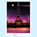Affiche Paris Tour Eiffel