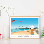 Affiche Saint Cyprien Plage