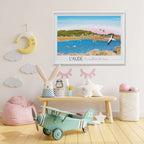 Affiche Aude et ses flamants roses