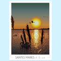Affiche Camargue Saintes-Maries-de-la-mer