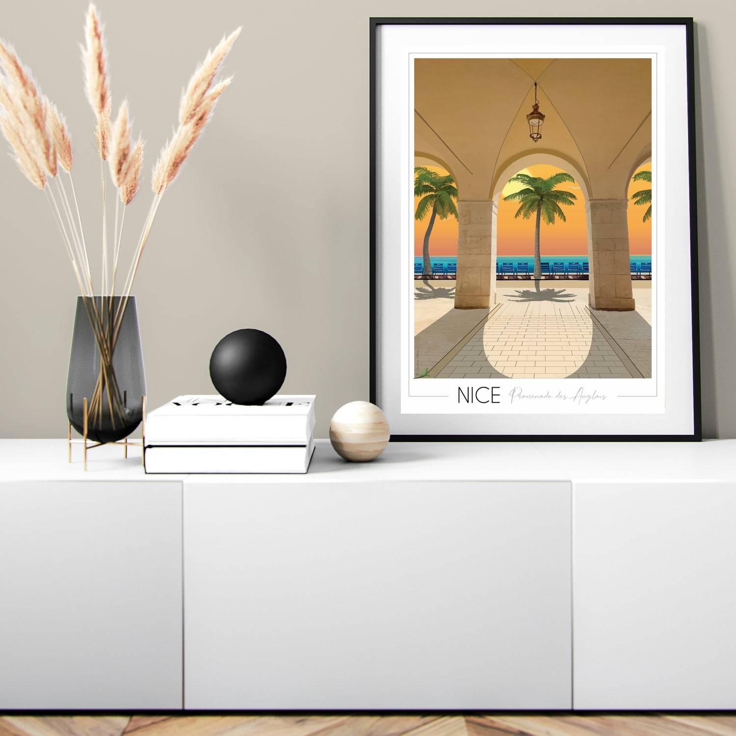 Affiche Nice - Promenade des anglais