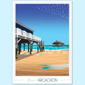 Affiche Cabanes tchanquées - Arcachon