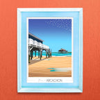 Affiche Cabanes tchanquées - Arcachon