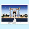 Affiche Montpellier Antigone