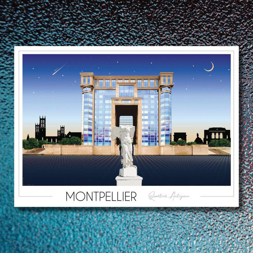 Affiche Montpellier Antigone