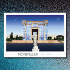 Affiche Montpellier Antigone