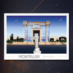 Affiche Montpellier Antigone