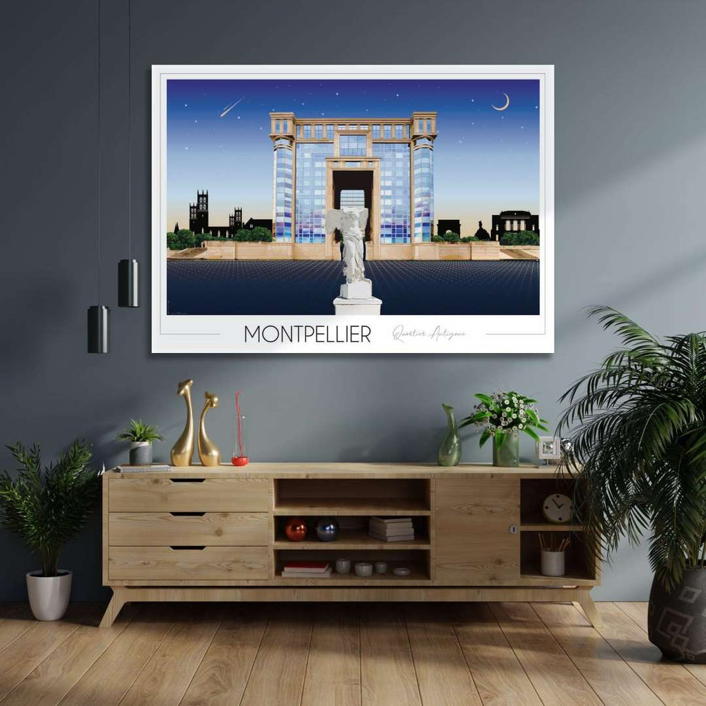 Affiche Montpellier Antigone