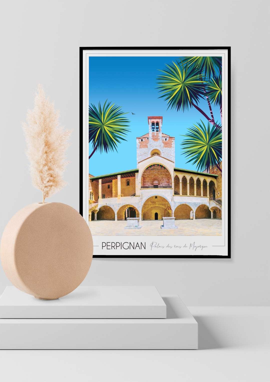 Affiche Perpignan - Palais des rois de Majorque