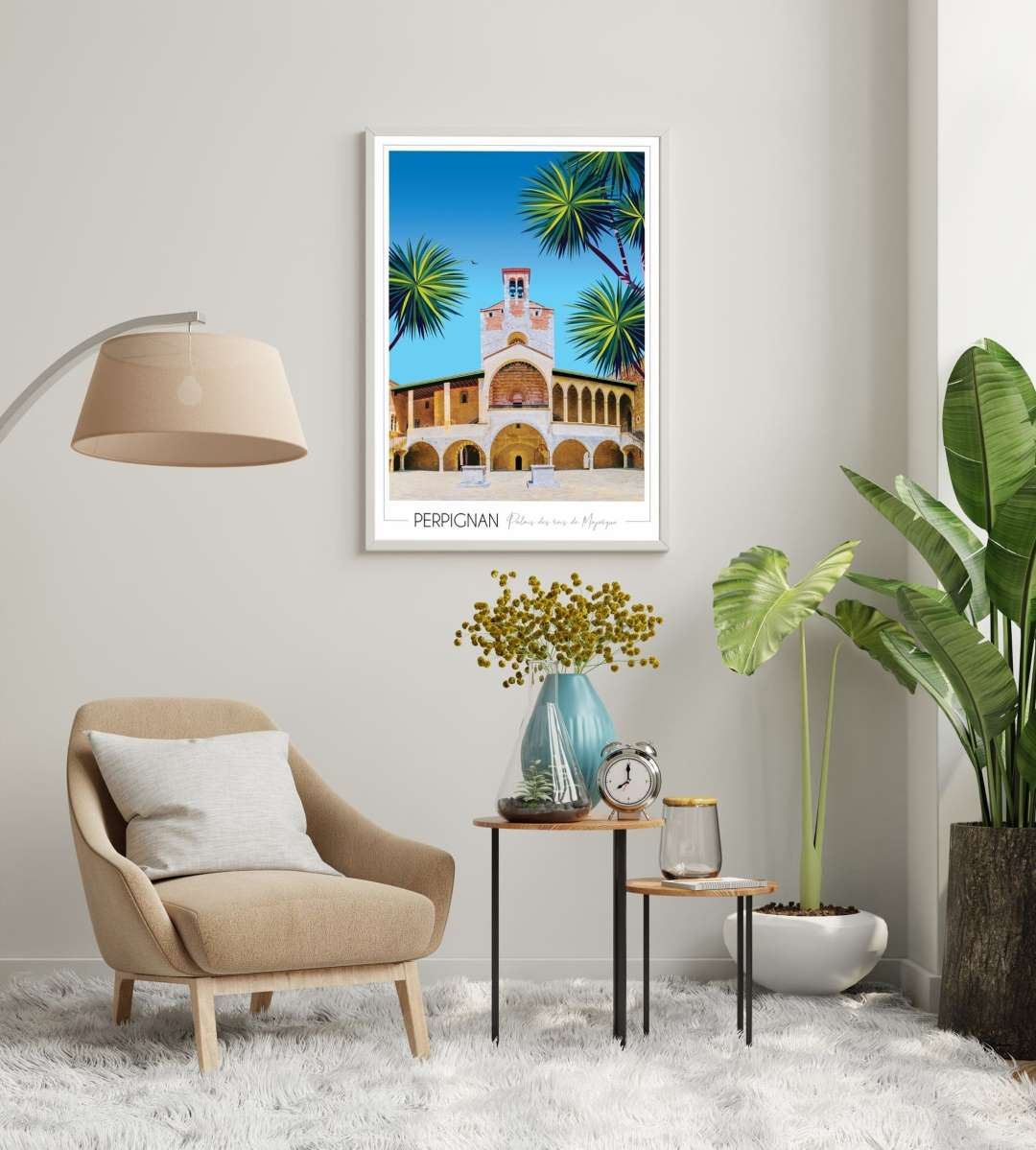 Affiche Perpignan - Palais des rois de Majorque