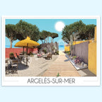 Affiche Argeles sur Mer - Plage Nord