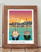 Affiche Argelès sur Mer Port