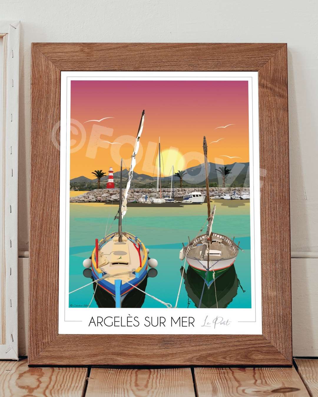 Affiche Argelès sur Mer Port