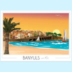 Affiche Banyuls sur Mer arcades