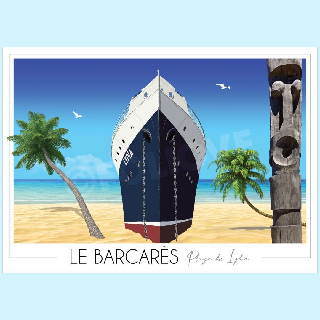 Affiche du Barcarès Lydia
