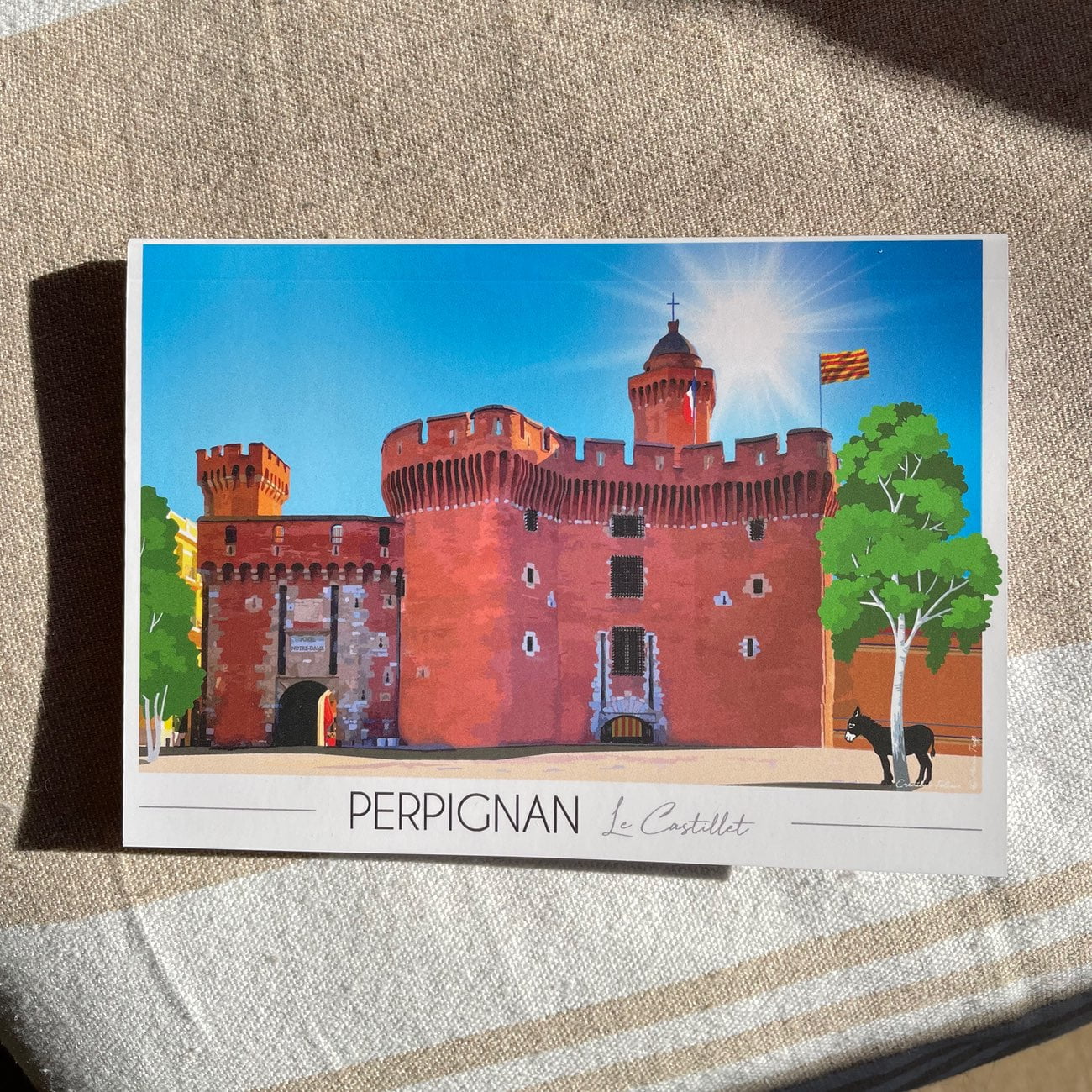 Bloc Notes Perpignan Castillet
