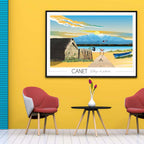 Affiche Canet en Roussillon Village de pêcheurs