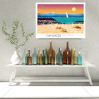 Affiche Cap d'Agde Plage Richelieu