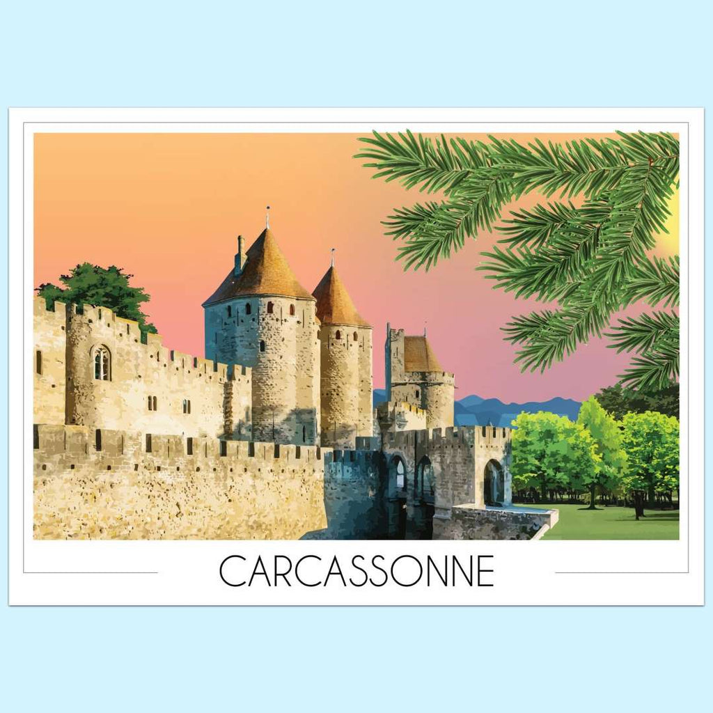 Affiche Carcassonne
