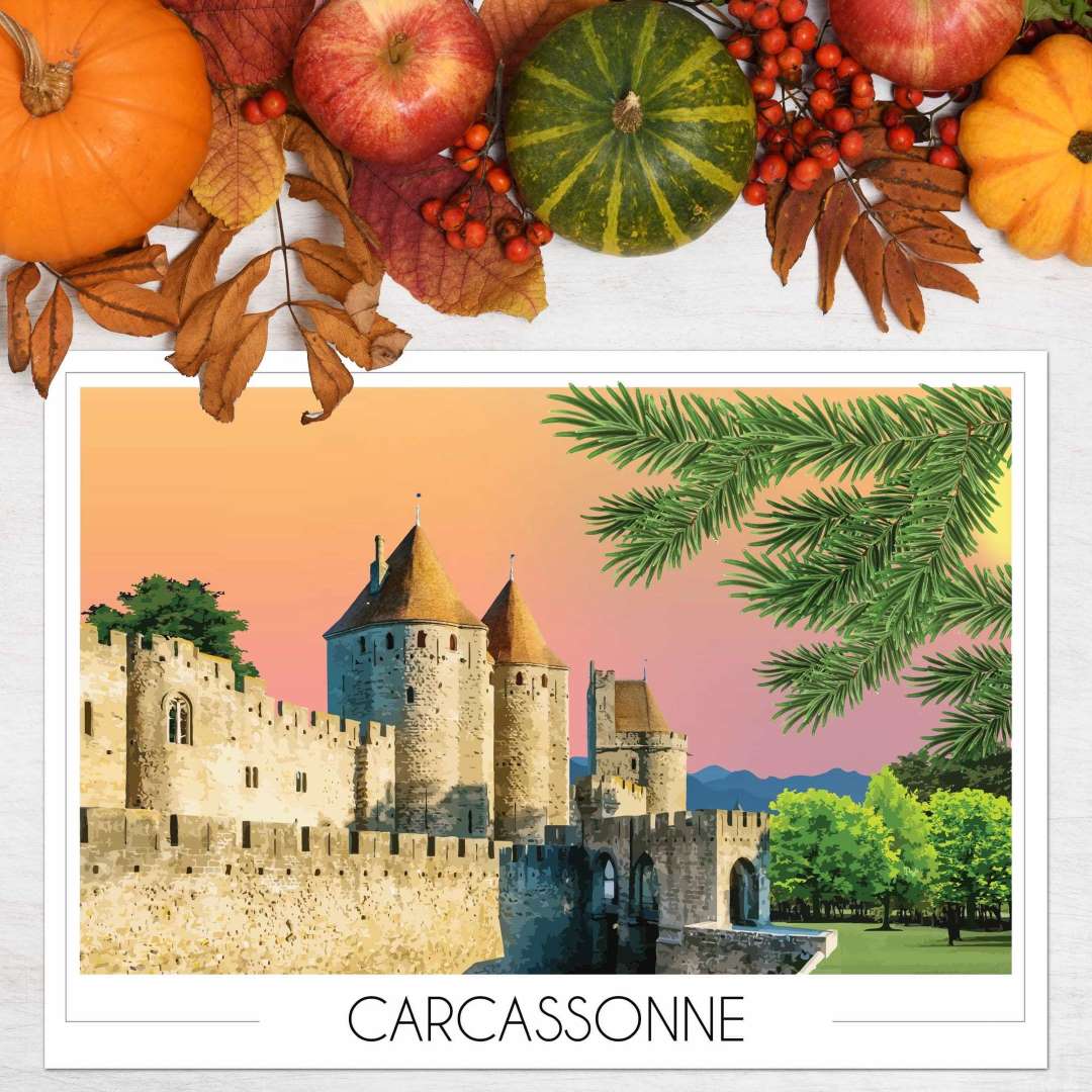 Affiche Carcassonne