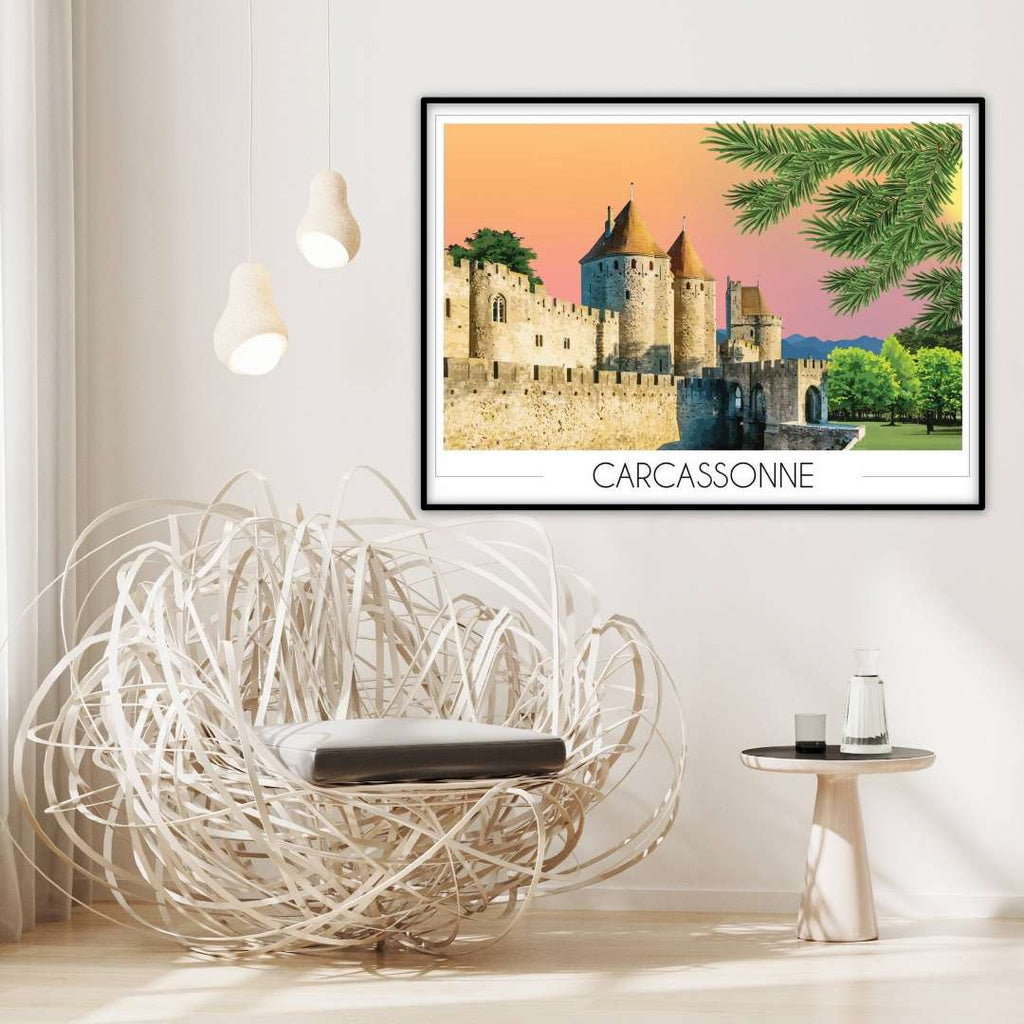 Affiche Carcassonne
