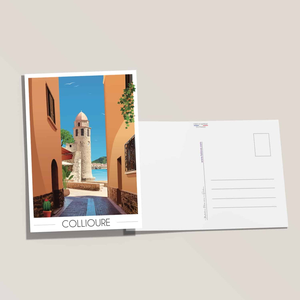 Carte postale Clocher de Collioure