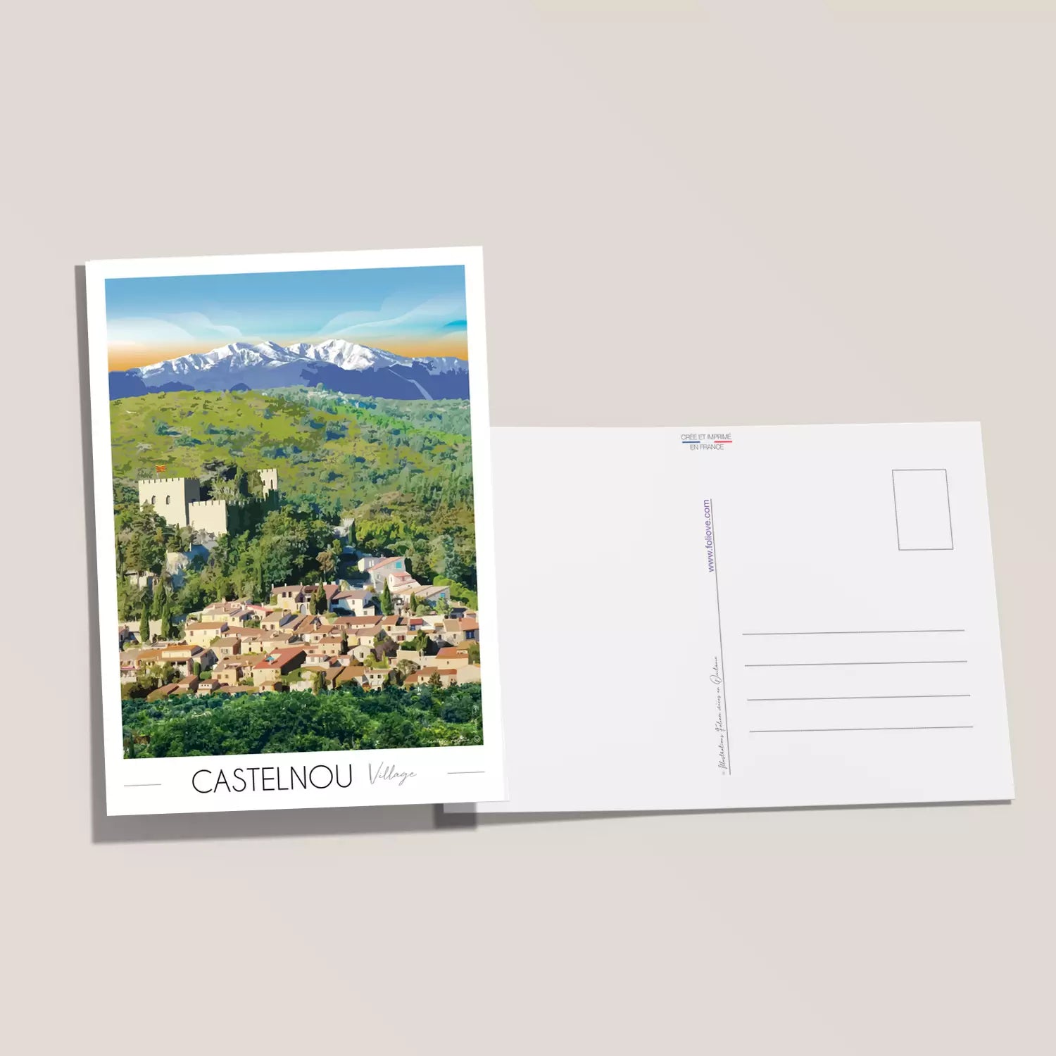 Carte postale Castelnou