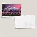 Carte postale El Canigó - Pêchers en fleurs
