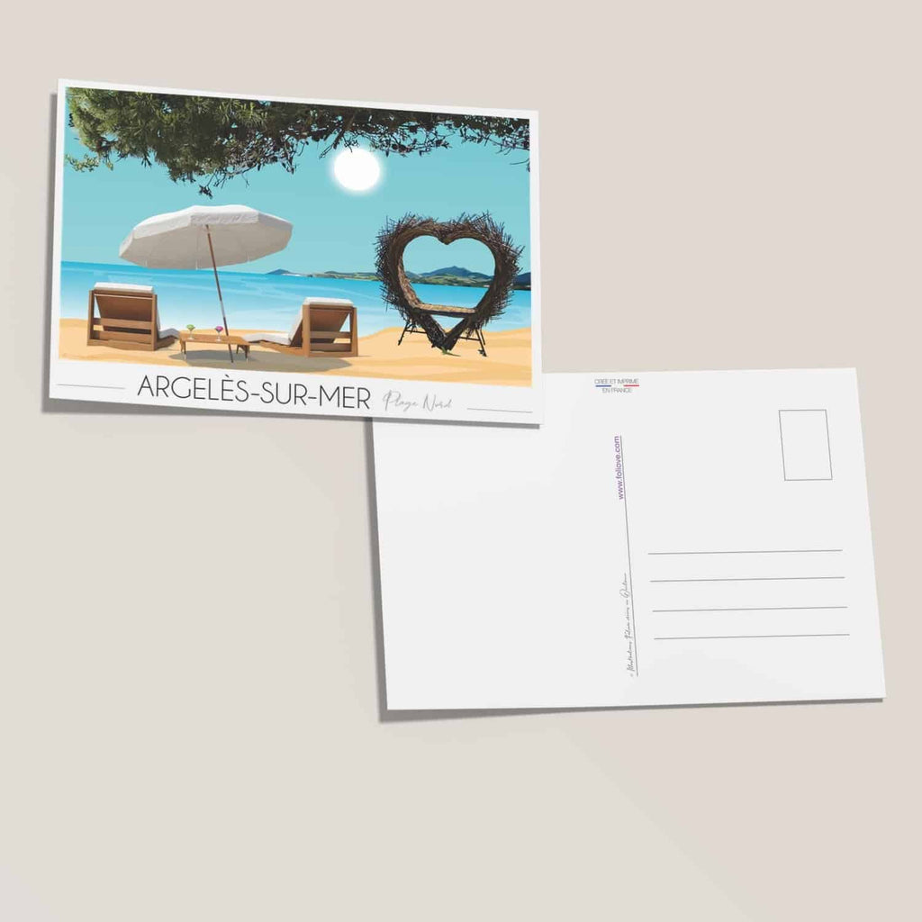 Carte postale Argelès-sur-Mer Plage Nord