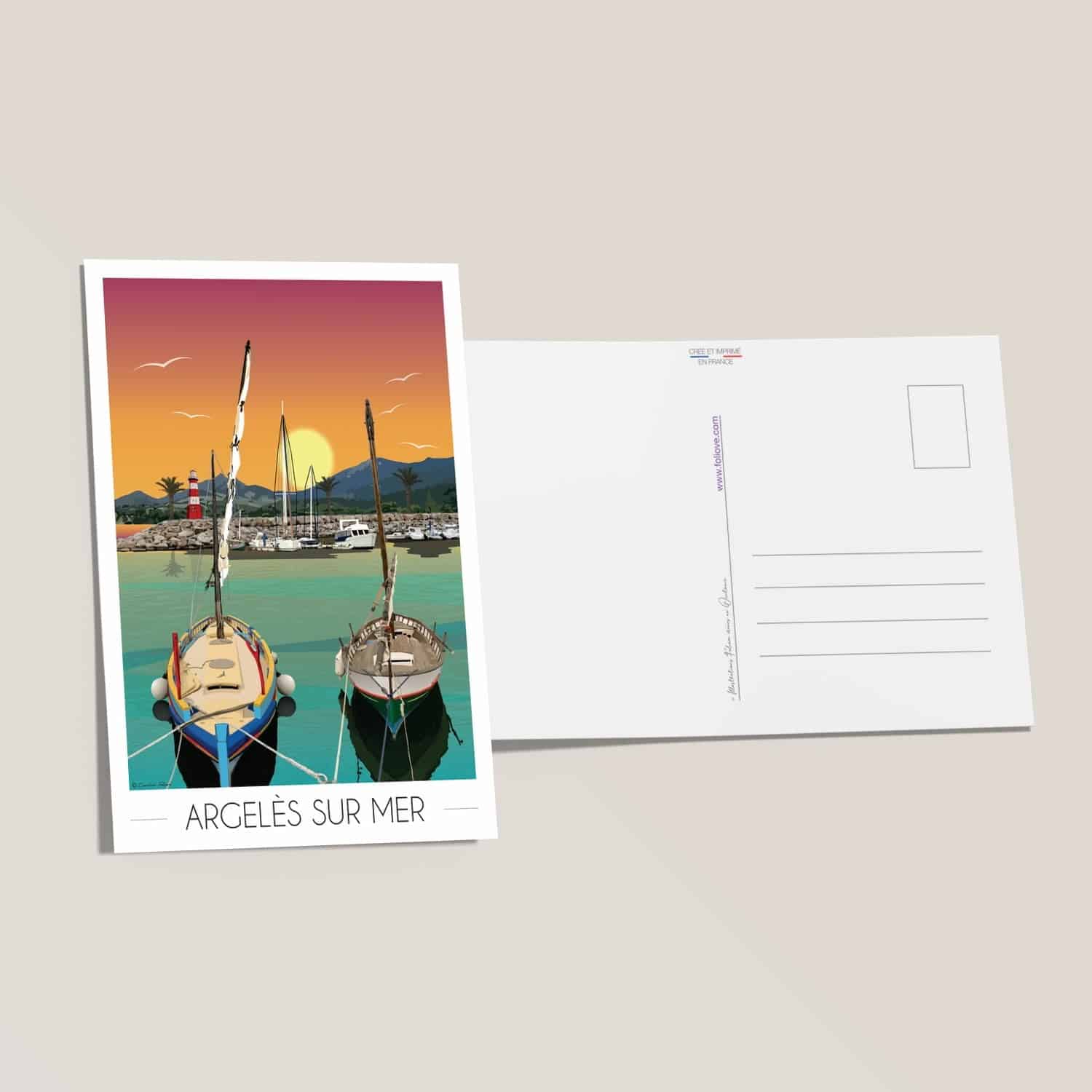 Carte postale Argelès sur Mer Port