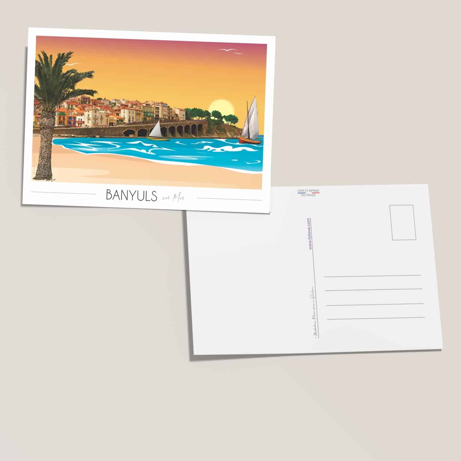 Carte postale Banyuls sur mer