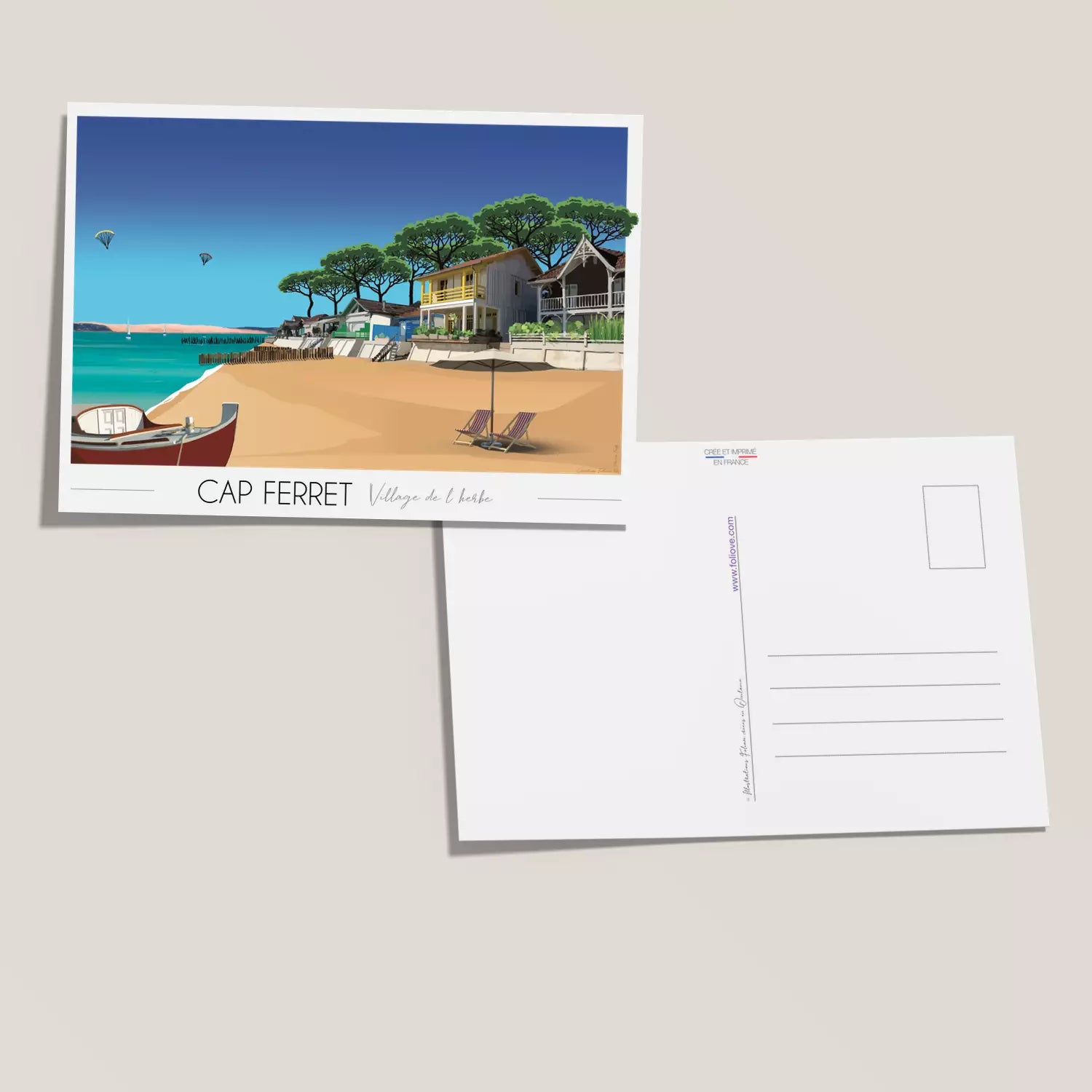 Carte postale Village de l'Herbe