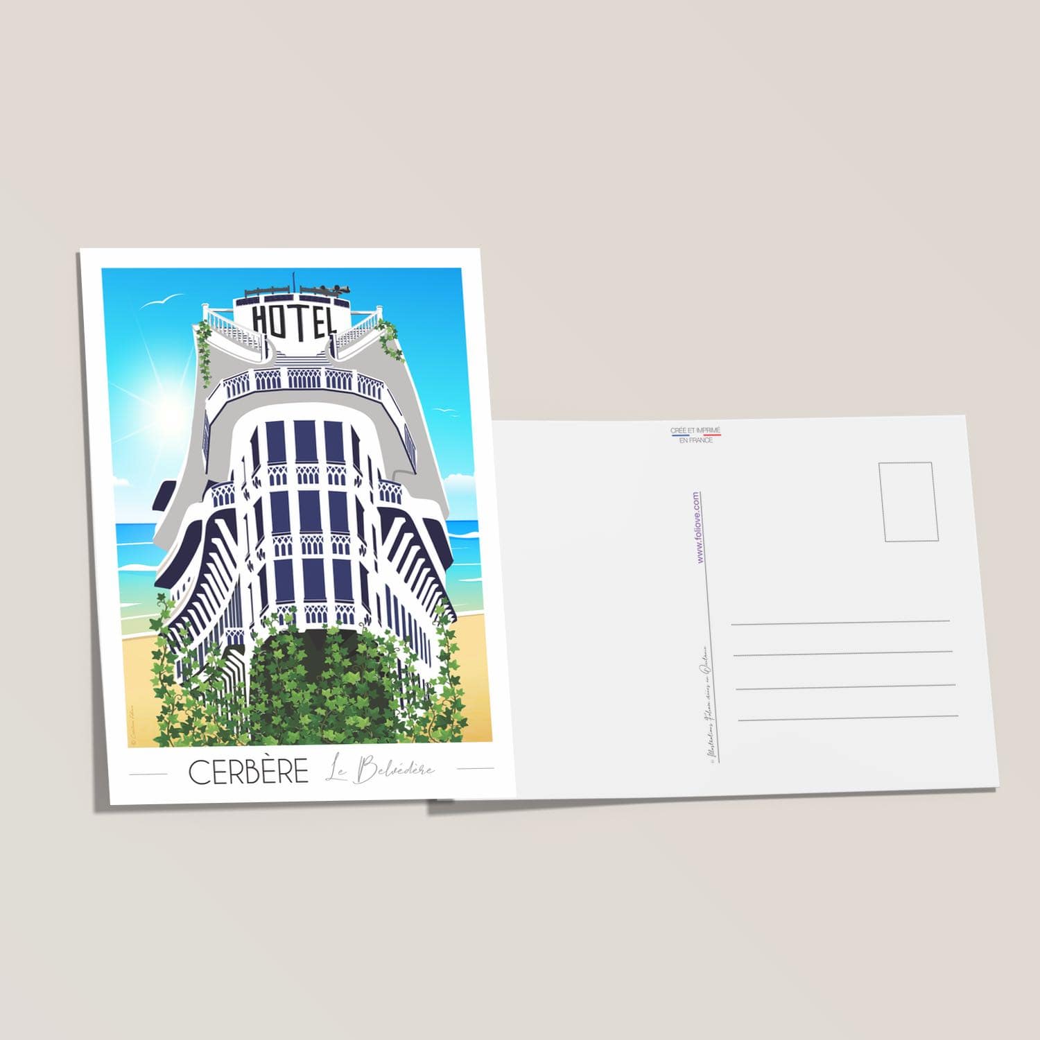 Carte postale Cerbère