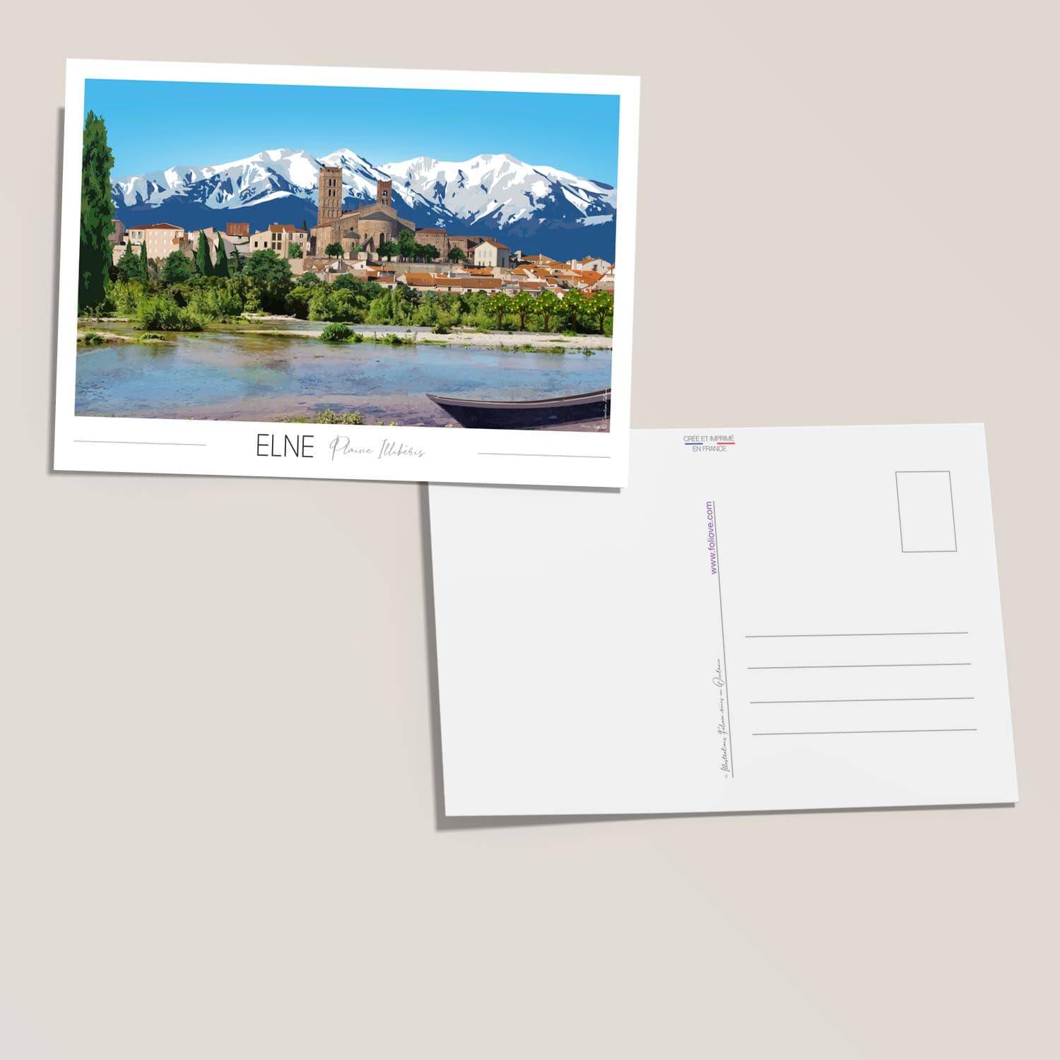 Carte postale Elne