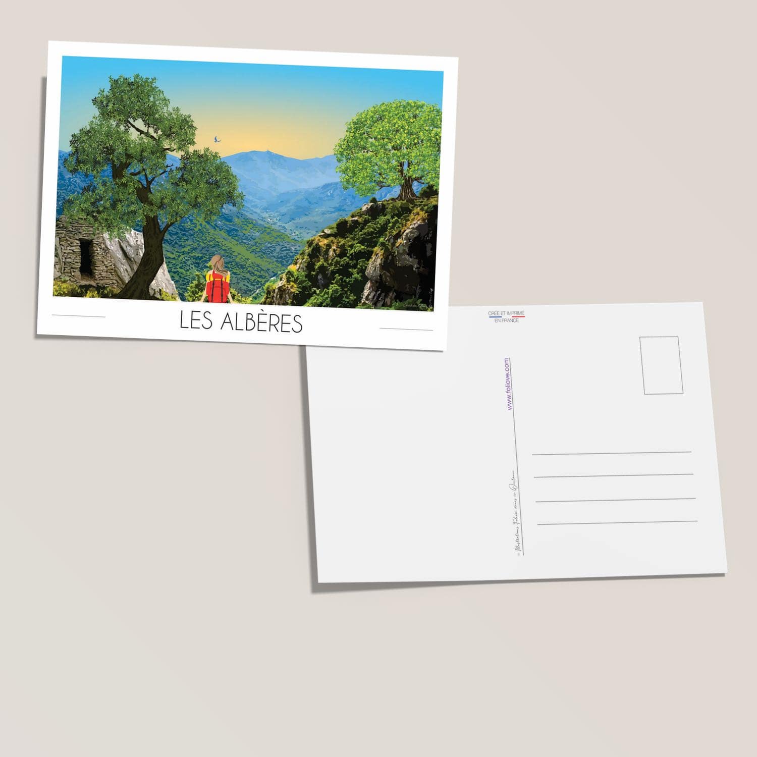 Carte postale Les Albères