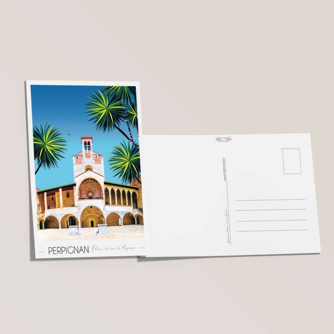 Carte postale Perpignan Palais des rois de Majorque
