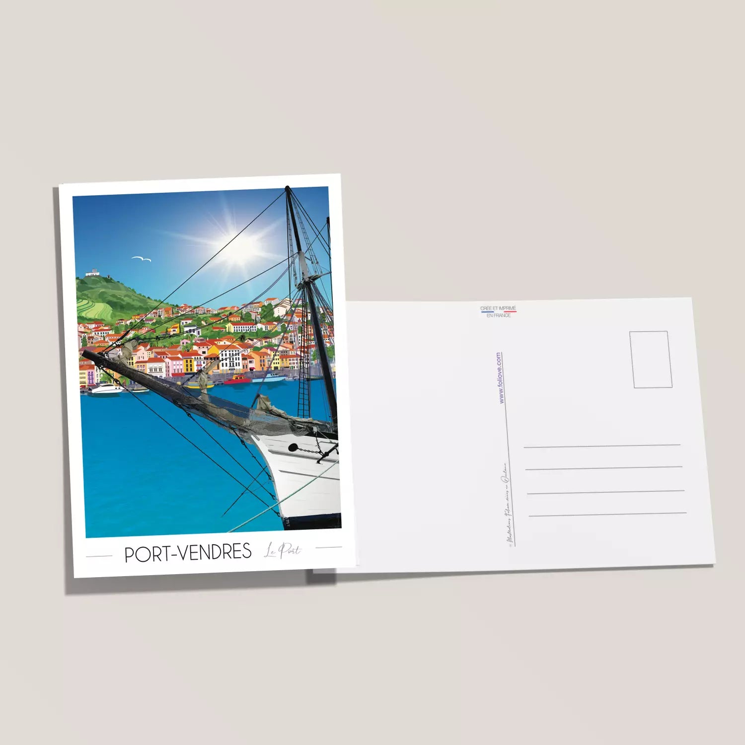 Carte postale Port Vendres Port