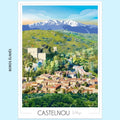 Affiche de Castelnou | Imparfaite 50x70 cm