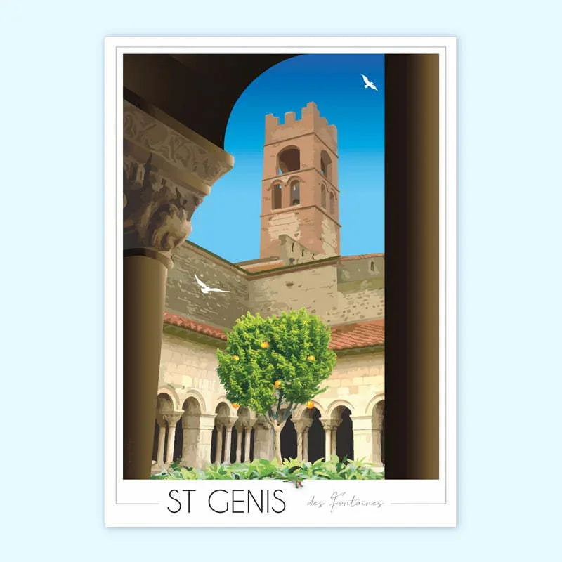 St Genis des Fontaines - Cloître