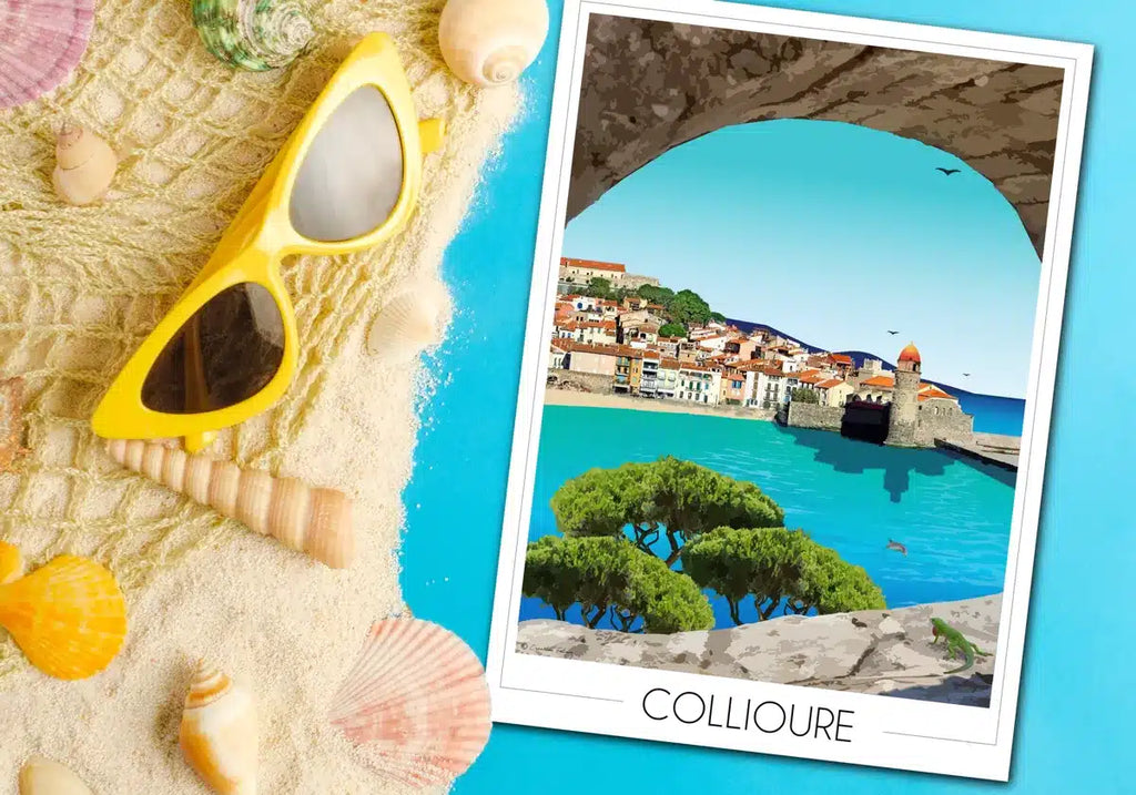 Carte postale Collioure Village Catalan