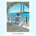 Affiche Côte Vermeille Terrasse